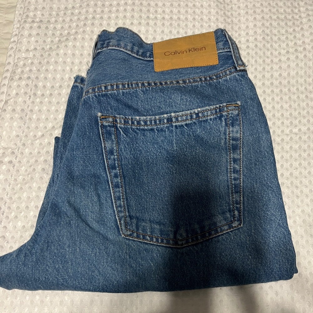 Calvin Klein Jeans Straight Leg in Light Blue